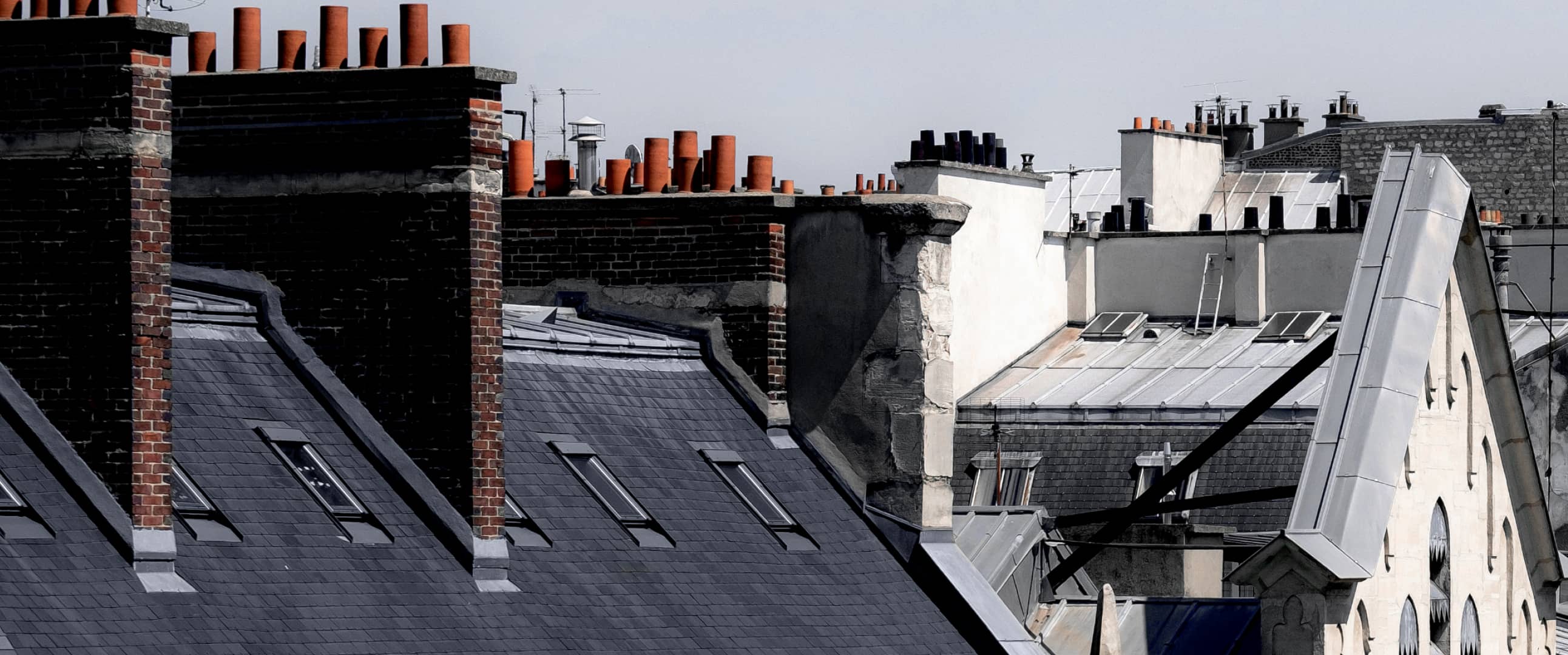 Roof animation in London, UK